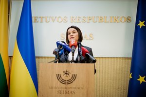 Į kritiką naujosios Baltarusijos pasui sureagavo S. Cichanouskajos atstovas: „Pagonia“ nėra lietuviškas Vytis