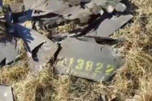 Ukrainoje numuštas naujos kartos rusų dronas