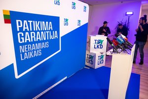 TS-LKD pirmininko rinkimuose balsuoti užsiregistravo 12 tūkst. partijos rėmėjų