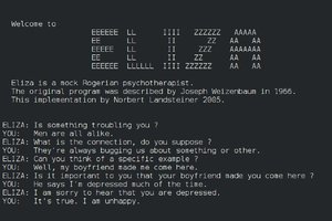 Sugrįžtanti istorija: atkūrė pirmąjį pasaulyje pokalbių robotą