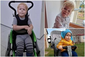 Sveikas gimęs Ernestukas nevaikšto ir kenčia skausmus: netikėjo, kad likimas siųs tokį išbandymą