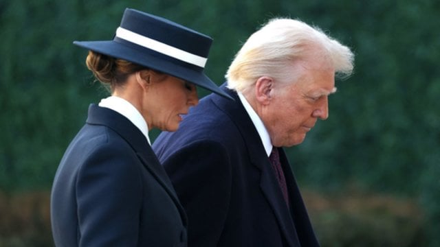 D. Trumpo inauguracijos pradžia: kartu su būsima pirmąja ponia Melania atvyko į pamaldas bažnyčioje