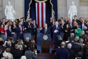 Nustebo dėl D. Trumpo pasakytų žodžių: keista, kad tai nuskambėjo inauguracinėje kalboje