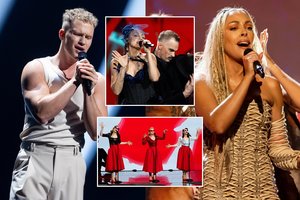 Vis arčiau link finalo: „Eurovizijos“ atrankų filmavimuose – sugrįžusi Liepa ir Ustin debiutas