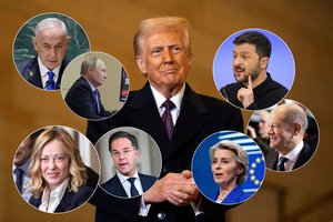 Kiek šalių, tiek interesų: pasaulio lyderiai reaguoja į D. Trumpo inauguraciją