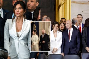 Per D. Trumpo inauguraciją „Amazon“ įkūrėjo sužadėtinės liemenėlė kaustė žvilgsnius: internautai sumąstė, kas ją puošė
