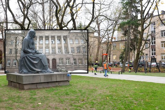 Gedimino prospekte sėdinti Žemaitė žymi vieną paslaptingiausių Vilniaus vietų: skirta tik elitui