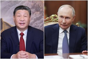 Tarp V. Putino ir X. Jinpingo – vaizdo pokalbis