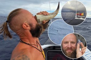 Susidūrimai su rykliais ir irklavimas iki haliucinacijų: A. Mockus prakalbo apie 100 dienų vandenyne