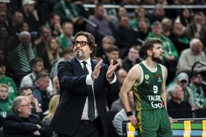 „Panathinaikos“ talentu susižavėjęs A. Trinchieri – apie pavyzdingą L. Walkerį ir „Visų žvaigždžių“ rungtynes Eurolygoje