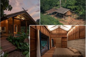 Šis 72 kv. metrų namelis – ypatingas: net malkų pašiūrė čia išskirtinė