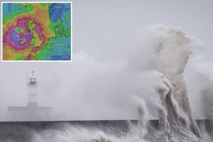 Didžiajai Britanijai – perspėjimas apie šimtmečio audrą: meteorologai sako nematę nieko panašaus