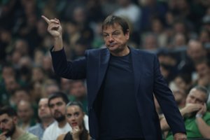 Nesusipratimas Atėnuose: po „Panathinaikos“ sirgaliaus replikų iš rungtynių buvo pašalintas E. Atamanas