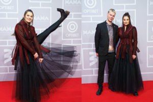 Ant M.A.M.A. raudonojo kilimo Jurga Šeduikytė pozavo ne viena: atskleidė, kas palaikė kompaniją