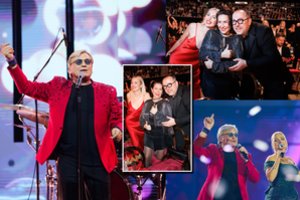 Kojos trauma Irenai Starošaitei atvykti į M.A.M.A. nesutrukdė: vyrą Žilviną palaikė svarbią akimirką