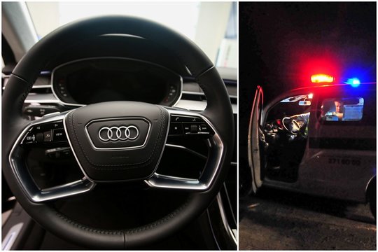 Norvegijoje pavogtas „Audi RS6 Avant“ rastas paslėptas garaže Tauragėje