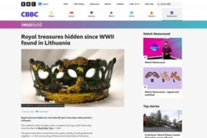 Jungtinės Karalystės visuomeninio transliuotojo BBC akiratyje – Lietuvoje rastas karališkasis lobis