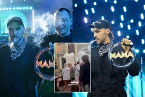 M.A.M.A. scenoje „kasiaką“ užsirūkęs J. Rudžianskas – jau žinomas policijai: bažnyčioje smilkė visai ne smilkalus