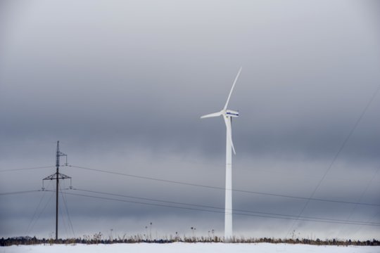 LEA: vėjo elektrinių generacija prisideda prie elektros kainų mažėjimo