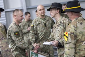 Lietuvoje tarnybą pradeda nauja JAV karinių pajėgų rotacija
