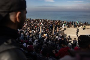 Žiniasklaida: paliauboms tęsiantis, Gazos Ruože apsilankė D. Trumpo pasiuntinys