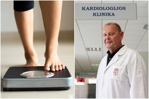 Kaip mesti svorį, jei neramu dėl širdies sveikatos? Kardiologas pasakė, ko nedaryti