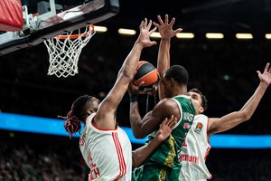 „Žalgirio“ viltis Eurolygoje prisiminti pergalių skonį be gailesčio tritaškiais sutrypė „Bayern“