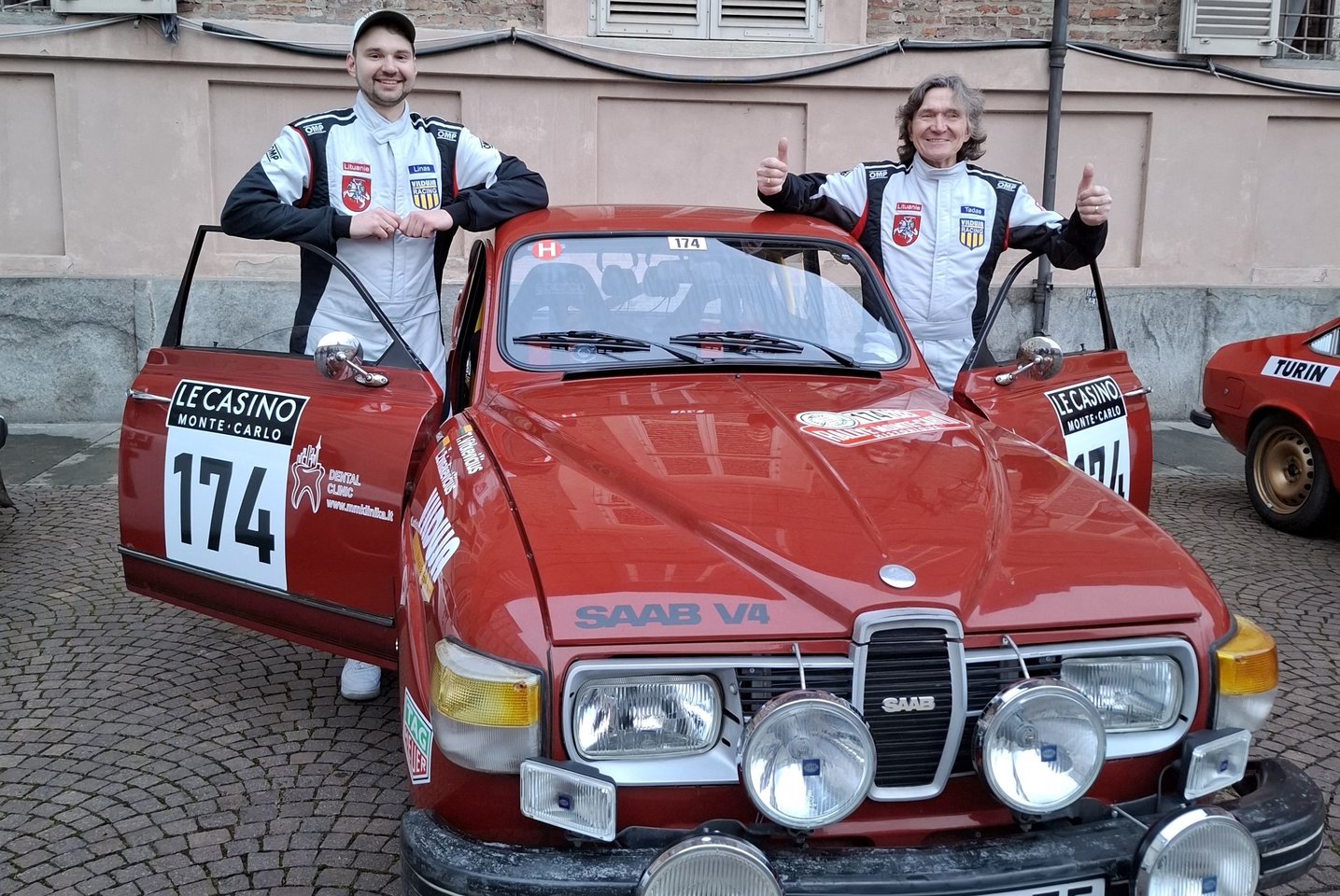 Monte Carlo ralyje startavo T. Vitkevičiaus ir L. Žvinakevičiaus ekipažas <br> komandos nuotr.