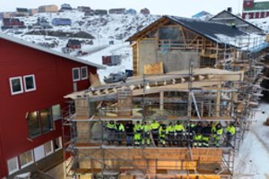 Lietuviai nusibeldė ir į Grenlandiją: stato viešbutį, ligoninę, bendrabutį ir prekybos centrą