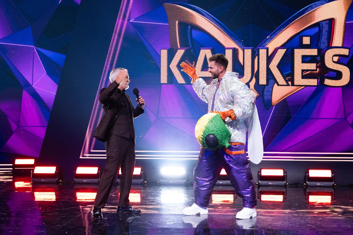 ame pačiame šou dalyvavo nieko neįtariantys sutuoktiniai – buvusi krepšininkė, socialinių tinklų žvaigždė, laidų vedėja Dalia Belickaitė ir krepšininkas Edvinas Šeškus.<br>S. Barono nuotr.