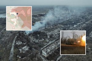 „Mes vis dar kovojame“: paneigė pranešimus apie kritiškai svarbaus Ukrainos miesto kritimą