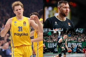 Pažymiai Eurolygos lietuviams: blankūs žalgiriečiai, sustabdytas R. Jokubaičio pasirodymas ir agresyvus D-Mo