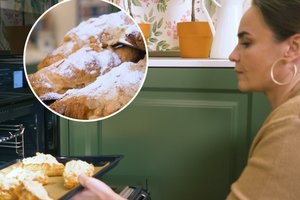 Migdoliniai K. Starkienės kruasanai – verti nuodėmės: pavyks paruošti kiekvienam