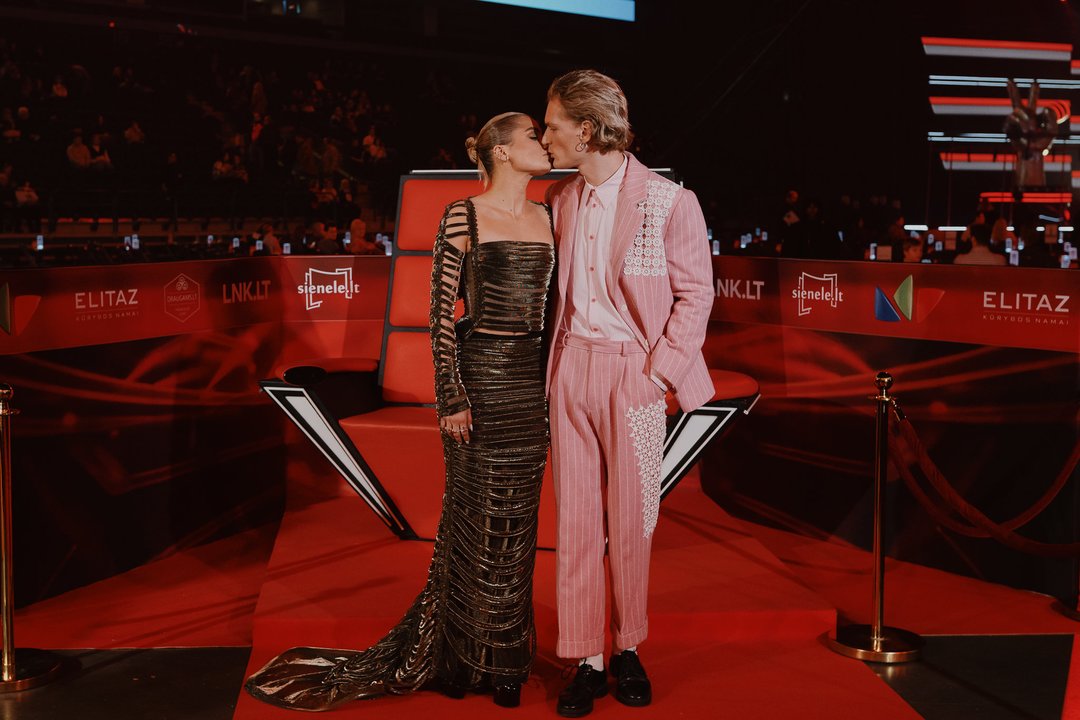 Jessica Shy ir Benas Aleksandravičius.<br> „Lietuvos balso“ nuotr.