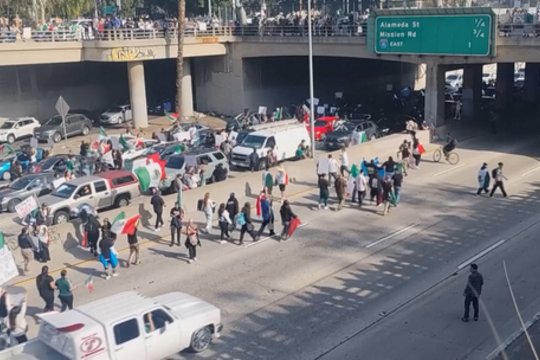 Šimtai protestuotojų stojo prieš D. Trumpo imigracijos politiką: ragina stabdyti veiksmus