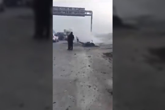 Valstybinė žiniasklaida: šiaurės Sirijoje automobilyje padėta bomba nusinešė 15 žmonių gyvybes