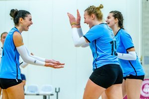 „Kauno-VDU“ tinklininkės priartėjo prie pirmos vietos Baltijos lygos reguliariajame sezone