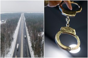 Greitkelyje prie Kauno – kraupi pagrobimo istorija: prieš surakinant ir nustumiant į plentą, auka buvo smaugiama