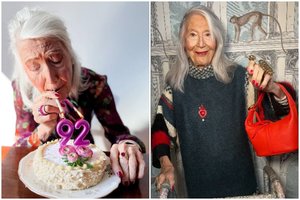 94 m. nuomonės formuotoja pozuoja nuoga ir trykšta energija: pasidalino jaunystės receptu