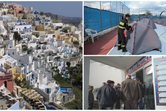 Nesiliaujantys smūgiai Santorino saloje ir mokslininkų nerimas: gero nežada