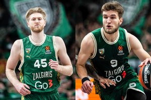 „Žalgiris“ mačui prieš ALBA neregistravo dviejų žaidėjų