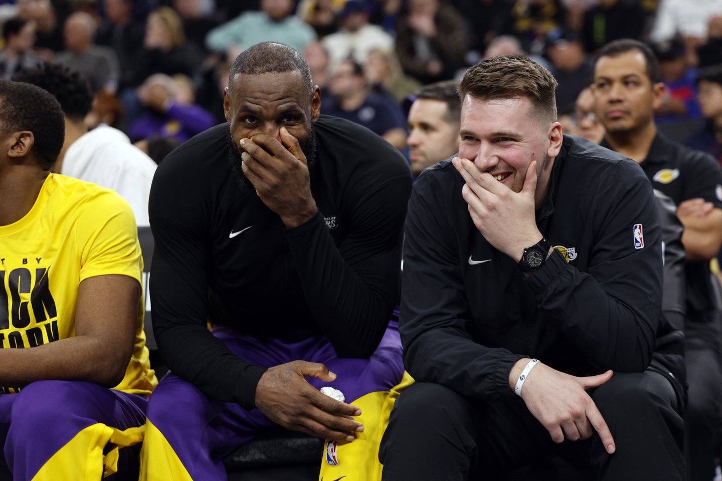 LeBronas Jamesas ir Luka Dončičius