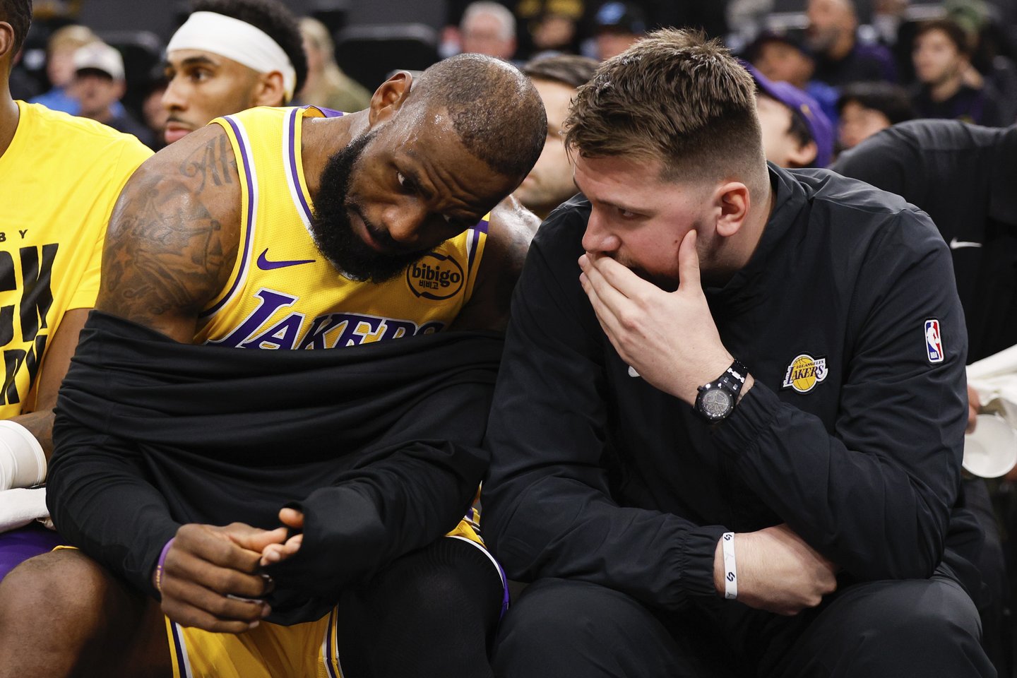 LeBronas Jamesas ir Luka Dončičius