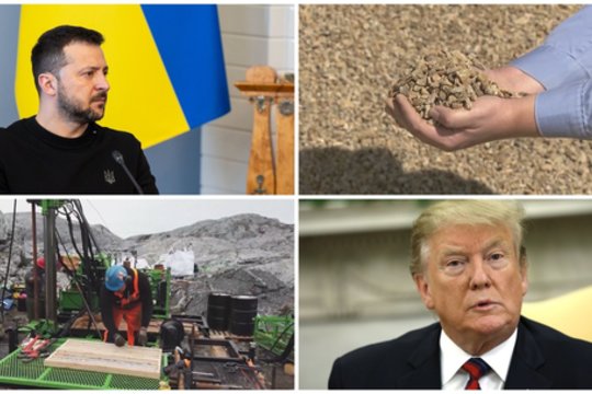 D. Trumpui panorėjus retųjų žemės metalų – V. Zelenskio atsakas: esame atviri