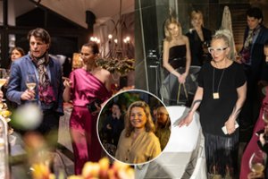 Dizainerė J. Janus namus vienai nakčiai pavertė galerija – surengė parodą: pasižvalgyti atvyko ir B. Nichilson