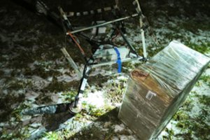 Pasieniečiai nutupdė kontrabandininkų skraidyklę su baltarusiškomis cigaretėmis