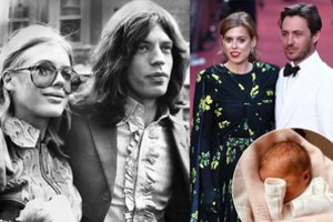 Žvaigždžių savaitėje – kūdikio susilaukusi princesė Beatrice ir M. Jaggerio mylimosios M. Faithfull mirtis