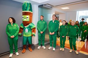 Metai iki žiemos olimpinių žaidynių: grojant itališkai muzikai pristatytas Lietuvos olimpinis atašė, išlydėti jaunieji sportininkai