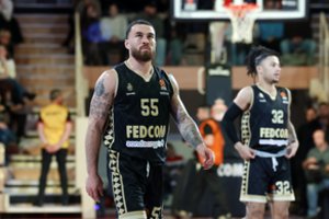 „Monaco“ kankinosi su „Baskonia“, o M. Jamesas pasiekė istorinį Eurolygos skaičių