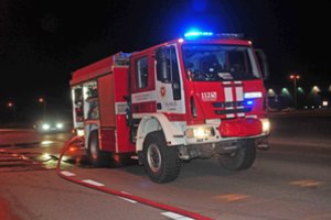 Nemenčinėje ugnis nuniokojo automobilį „Toyota Prius“ – įtarimas padegimas